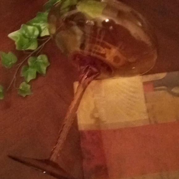 Unique Glass Champagne 🍾🍾 with awesome Glass serving  plate!! - Picture 5 of 10